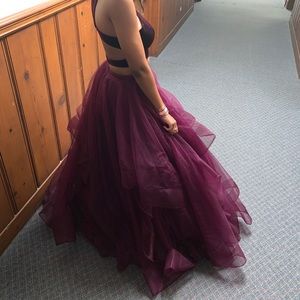 Burgundy Prom Dress